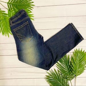 Akademiks Straight Leg Dark Wash Jeans